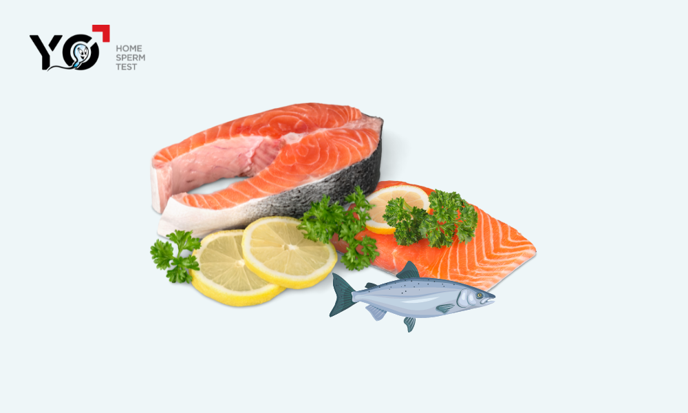 Cá hồi chứa nhiều axit béo omega-3 giúp điều chỉnh hoocmon sinh sản