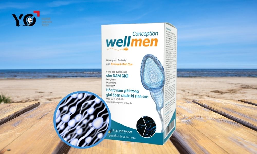 Viên uống Wellmen Conception hỗ trợ cải thiện số lượng và chất lượng tinh trùng
