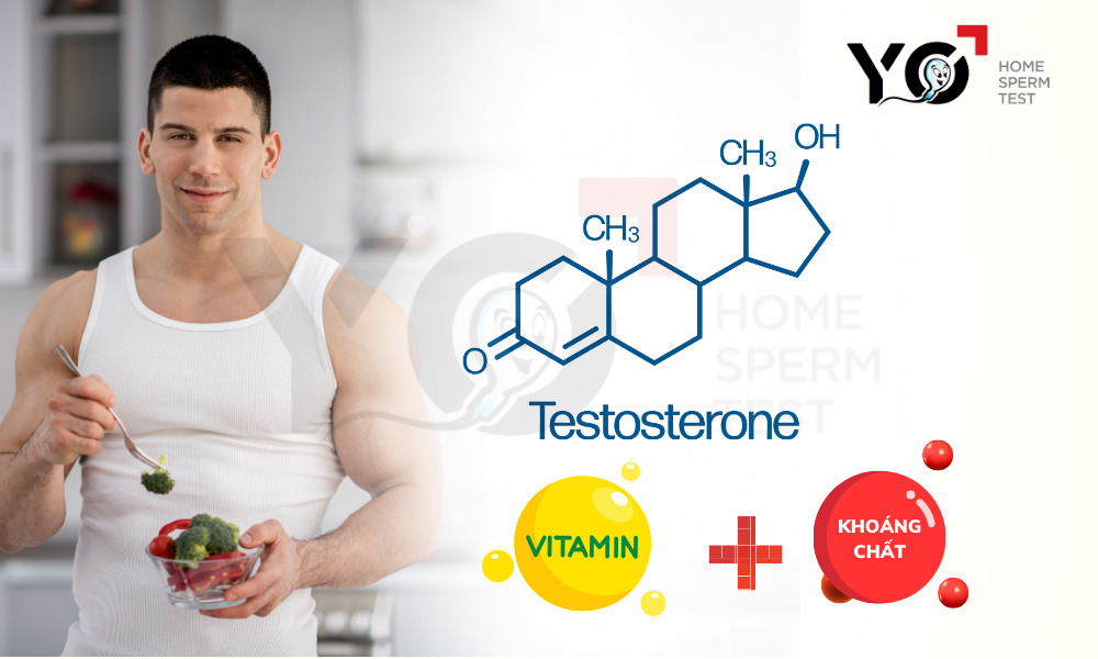 Vitamin và các khoáng chất cũng là cách rất tốt để tăng Testosterone