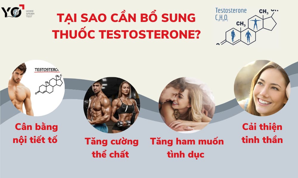 Tại sao phải bổ sung thuốc Testosterone