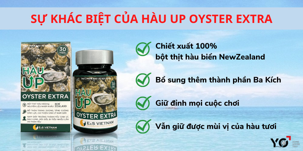 Sự khác biệt của Hàu Up Oyster Extra so với các sản phẩm khác