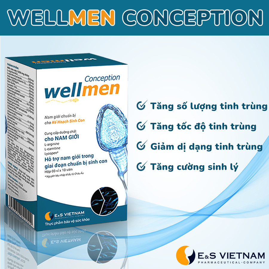 Wellmen cải thiện chất lượng tinh trùng và tình trạng xuất tinh sớm