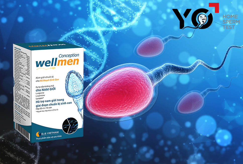Wellmen Conception là thuốc bổ tinh trùng trước khi mang thai tốt cho ba