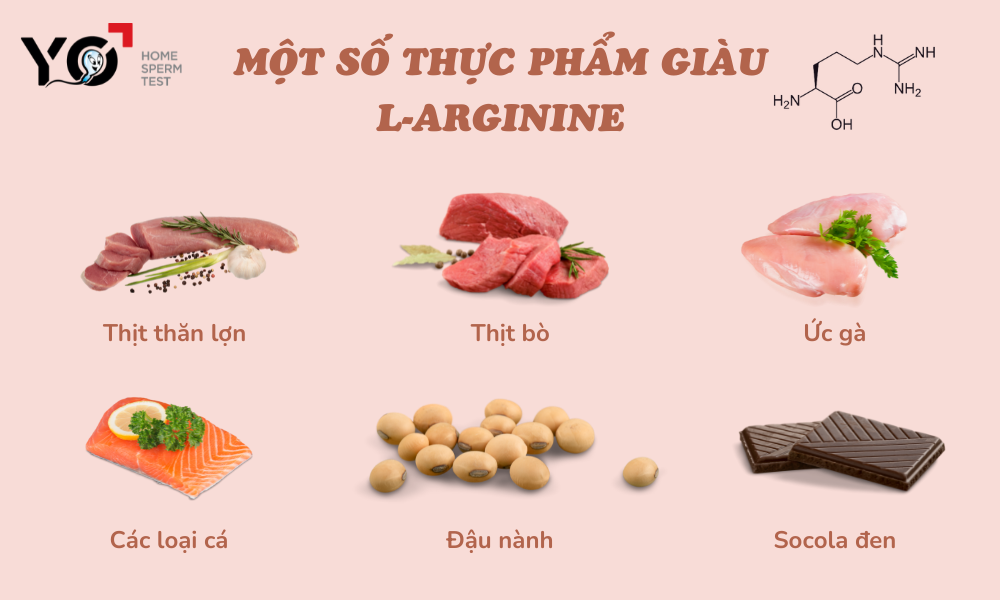 Một số thực phẩm giàu L-arginine