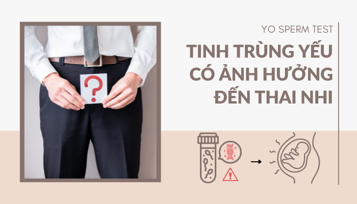 Tinh trùng yếu có ảnh hưởng đến thai nhi
