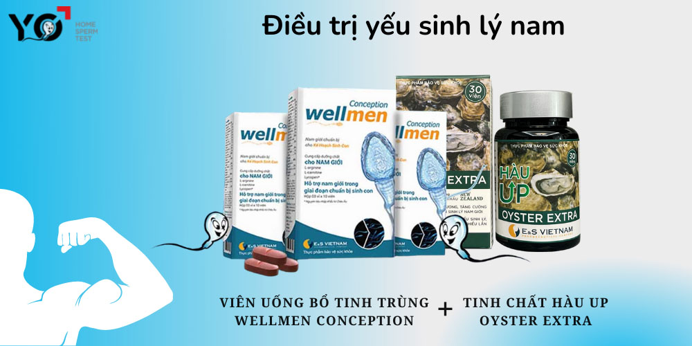Viên uống Wellmen Conception kết hợp Hàu Up giúp giải tỏa nỗi lo yếu sinh lý phái mạnh