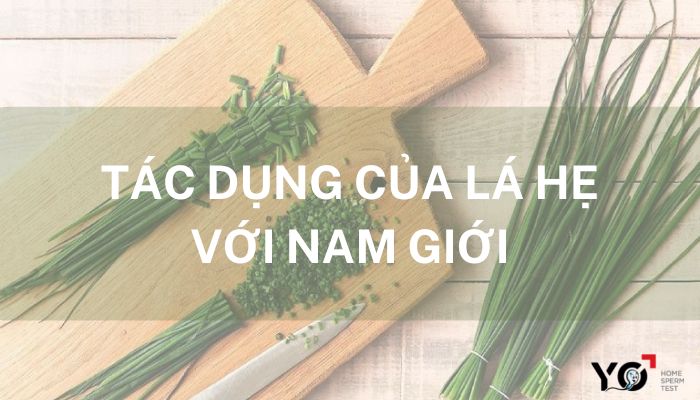 Tác dụng của lá hẹ với nam giới