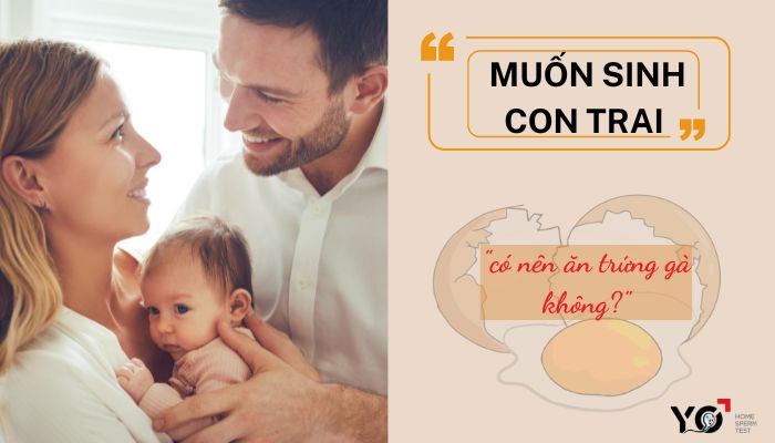 Muốn sinh con trai có nên ăn trứng gà không?
