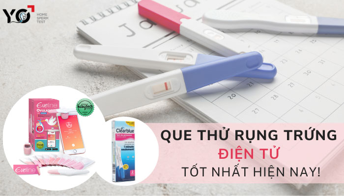 que thử rụng trứng điện tử