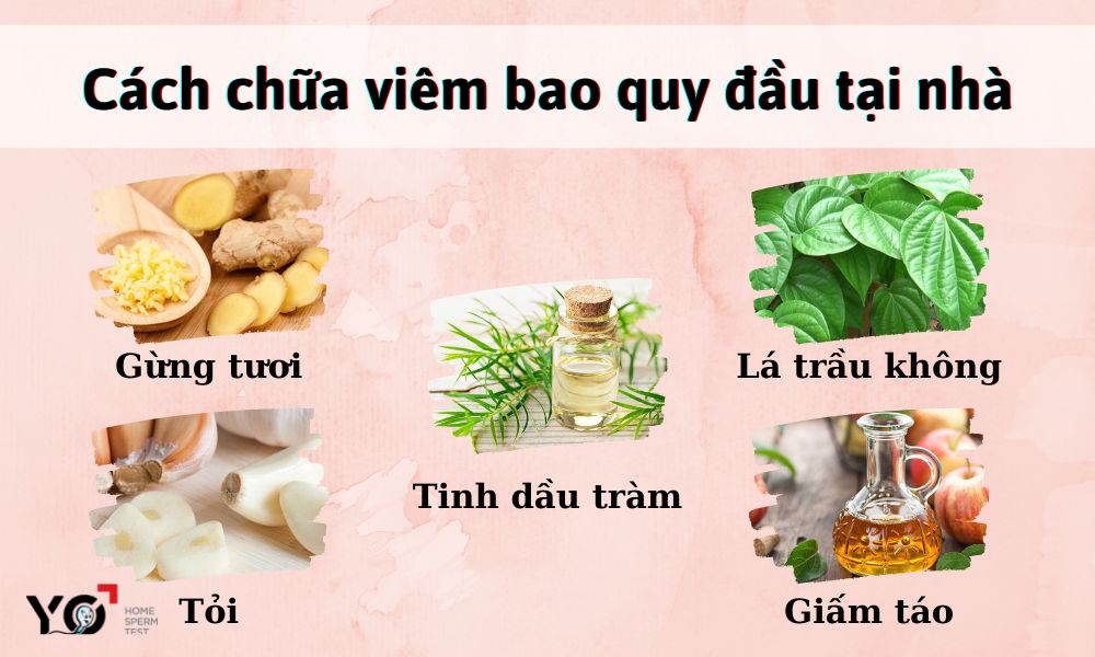 Cách chữa viêm bao quy đầu tại nhà